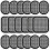 Replacement Gel Pads For All Abdominal Belts, 6 Sets (18 Gel Pads) 1