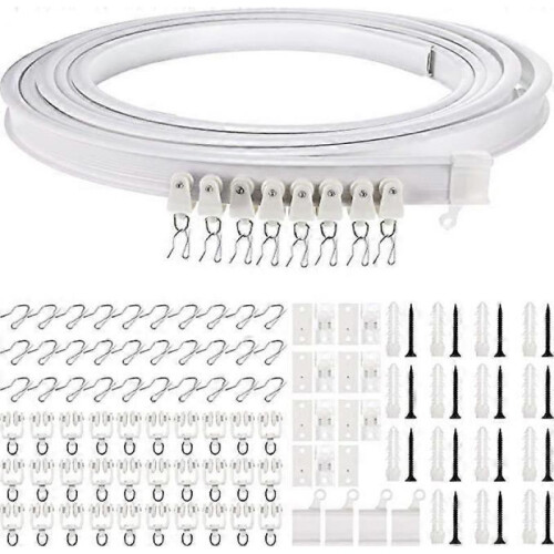 5 Meters Bendable Ceiling Curved Curtain Track Flexible Ceiling Curtain