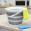 (10L) Collapsible Plastic Bucket With Handle 10L Space Saving Kitchen Camping Caravan 3