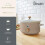 (Grey) Swan 3.5L Nordic Slow Cooker 3