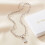 (Default) Paperclip Padlock ‘I am loved' Chain Necklace 3