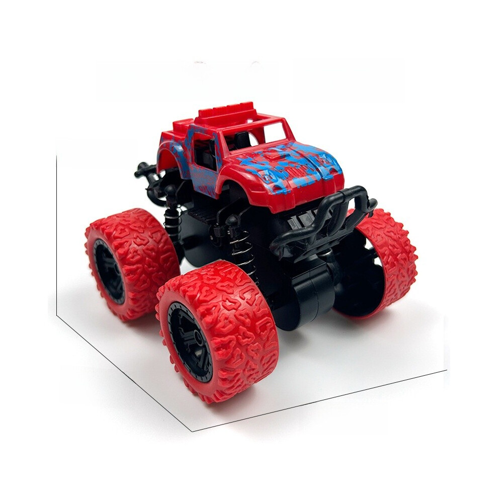 (Red) Wheel Drive Four Inertia Stunt Off Road Vehicle Model Child Toy Car Holiday Gift-image-OPC-PHKWQ96-NEW