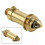 1/2pcs Spring Plug /Bounce Valve Brass Basin Sink Bath Replacement Waste Easy Pop Up Click Clack Plug 2