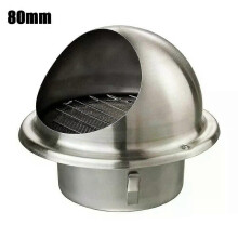 1pcs Air Vent Grille Hot Nice Top External Extractor Home Improvement Kitchen Fans Outlet Round Stainless