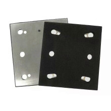 Backing Pad 100*110mm 6 Holes Replacement Square Polishing Disc For 158324-9 BO4556 14000OPM Finishing