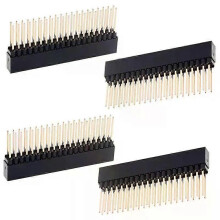 2 x 20 (40-pins) stapelheader voor Raspberry Pi A+/B+/Pi 2/Pi 3 extra hoge header (verpakking van 4)