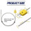 Accurate Type K Thermocouple Probe Sensors 5 Second Activation Fiberglass Construction Multiple Connection 2