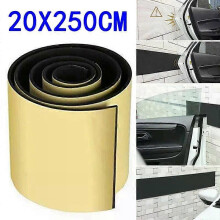 250/200/100/50x20cm 6mm Autodeur Beschermmat Garage Muurbeschermer Deur Anti-kras Bescherming Bumper