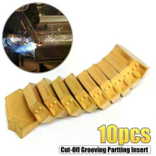 Enhanced Performance in Dirty Environments with 10Pcs SP300 NC3020 GTN3 CNC Grooving Parting CutOff