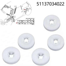 5Pcs Rear Wheel Arch Trim Clip Wheel Eyebrow Clamps for BMW For MINI R50 R52 R53 For Cooper S Convertible