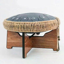 Tongue Drum Stand Drum Rack Wood Instrument Stand Hand Pan Drum Display Holder Tongue Drum Bracket Percussion