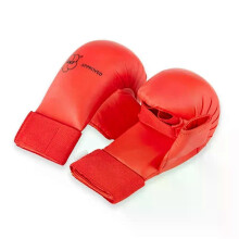 (L)Karate Gloves Thumb Protection Thickened Model Professional Karate Hand Guard MMA Adult Children