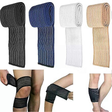 Sport Bandage Reusable Elastic Compression Bandage Sports Kinesiology Tape Ankle Wrist Knee Calf Thigh
