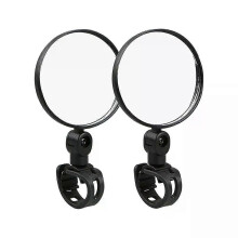 2pcs Universal Bicycle Mirror Handlebar Rearview Mirror Bicycle Motorcycle 360 Rotation Adjustable Riding
