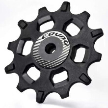 FOVNO Bicycle Rear Guide Wheel Bicycle Rear Guide Wheel Bike Rear Derailleur Pulley Roller 12T 14T 16T