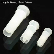 50pcs Length 16mm 19mm 30mm Plastic White Dog Cat Squeakers Shoes Repair Fix Pet Noise Maker Insert