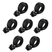 7 stuks hengelhoes, werp-/spinhengelsokken, gevlochten gaas hengelhoes, beschermhoes voor de hengel