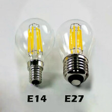 (E1412W)LED Bombillas Light E27 Edison Glass Lamp G45 Led Filament Bulb E14 4W 8W 12W Antique Retro