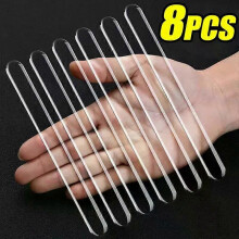 4/8 stuks transparante beschermstrips voor auto's, achteruitkijkspiegels en antibotsingsstickers, onzichtbaar