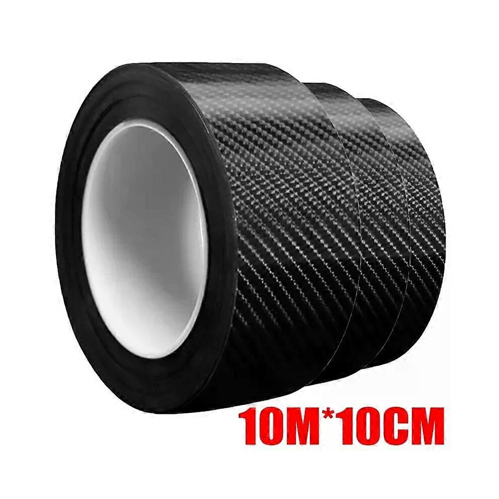 3D koolstofvezel auto sticker dorpel beschermingsstrip folie bumper anti-stap anti-kras vinyl