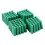Mounting screws green 6 mm non-slip plastic dowel 100 pieces 2