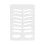 1pcs Plastic Microblading Reusable Practice Stencil Eyebrow & Lips Template Shape Permanent Makeup 1