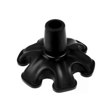 Walking Stick Cover Six-legged Crutch Pad durable Rubber Hiking Pad Walking Stick Tip Cover Detachable