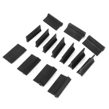14pcs Sanding Block Rubber Sandpaper Mat Flexible Contour Polishing Pad for Woodworking Automobiles