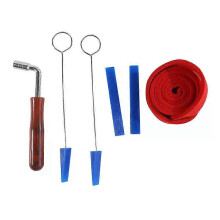 6Pcs Piano Tuning Kit Piano Tuning Tools Professional Tuning Tuner Fixing Parts Lever Mute Hammer Set