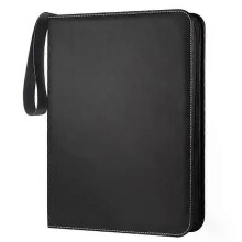 4 Pocket 50 Pages 400 Card Slots Card Binder Premium Zip Trading Card Binder Card Folder for MTG