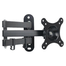 Lcd Motorhome/caravan Tv Bracket Aluminium Wall Mount Arm Anti-shake (1pcs, Black)
