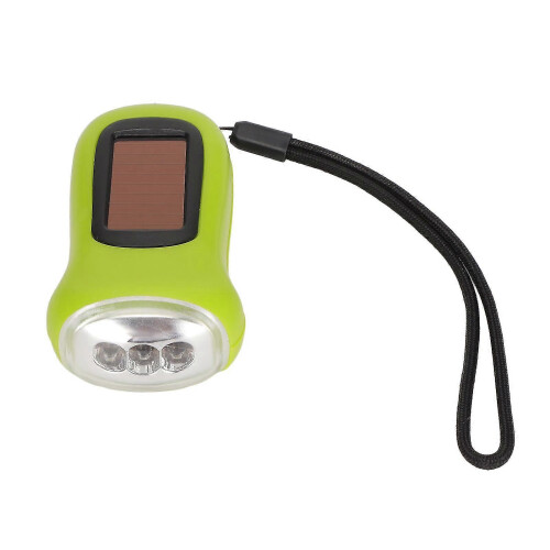 Hand Crank Flashlight Multifunction Hand Cranked Solar Rechargeable Led Mini Emergency Flashlight For