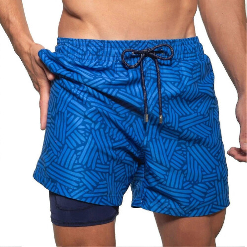 (S)Double Layer Beach Pants The Hydrofoils Supply Elastic Drawstring Waist High Stretchy