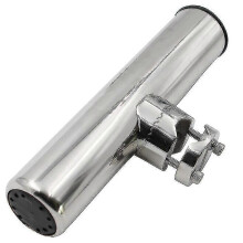 Stainless Steel Fishing Rod Holder For Mounting On Rails Approx. 25 Mm, Marine Grade For Boat