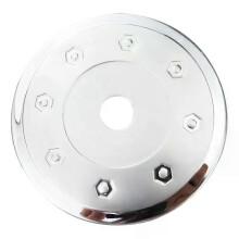 Stainless Steel Fuel Tank Cap Gas Box Cover Car-Styling Accessories for Peugeot 206 207 CITROEN C2