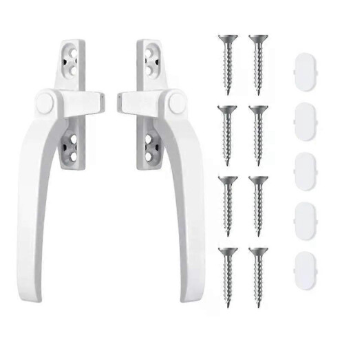 Versatile Window Handle Aluminum Alloy Smooth Handle Heavy-Duty Window Hardware Set Contemporary Suitable