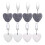 4pcs/set Tablecloth Weights with Clip Table Cloth Pendant Supplies 2