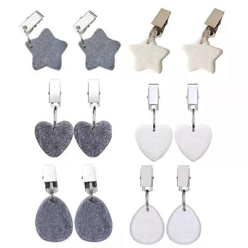 4pcs/set Tablecloth Weights with Clip Table Cloth Pendant Supplies