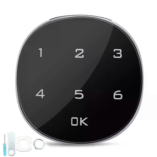 Password Safe Lock Touch Screen Digital Electronic Password Coded Lock for Cabinet Mailbox File Sauna
