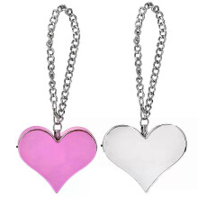 130DB Personal Security Alarm Heart Shape Personal Security Alarm Keychain Emergency Self Defense Siren