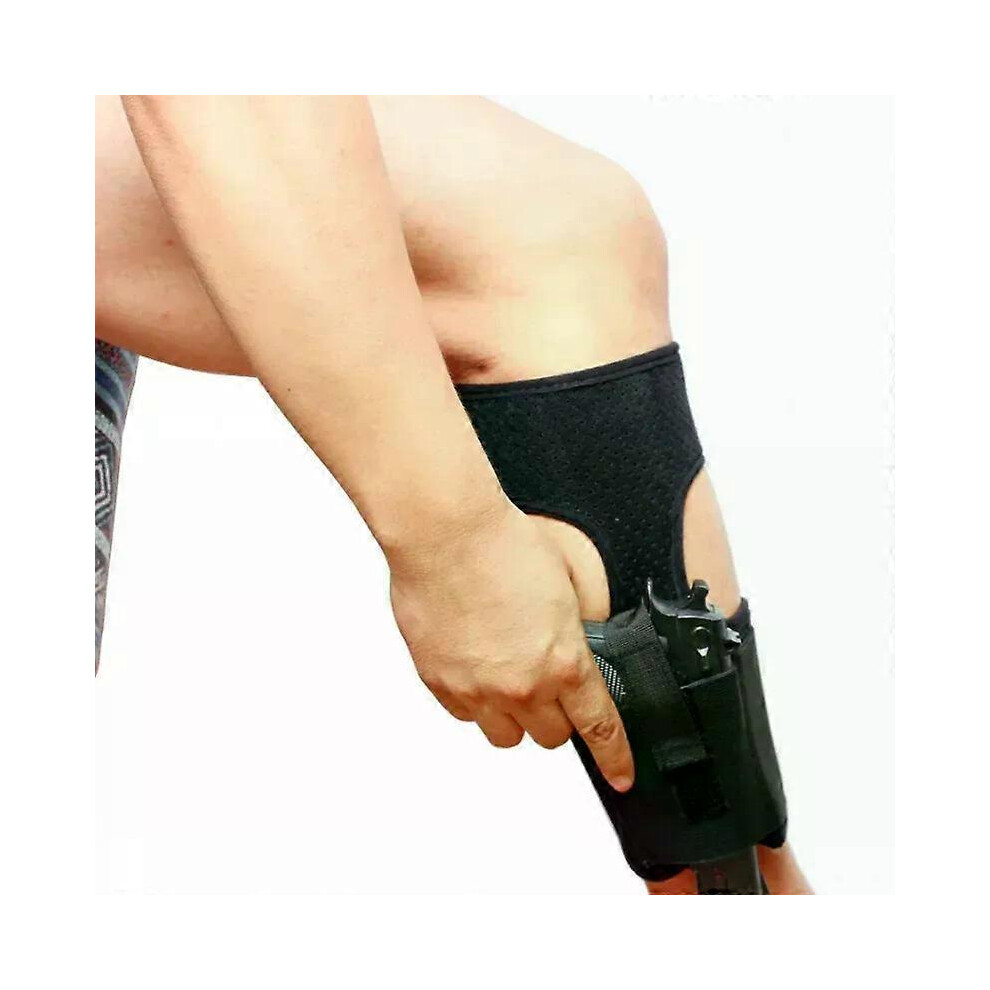 Universal concealed ankle leg gun holster hunting air gun Glock 17 19 22 23 pistol bag holder