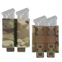 Tactische pistoolmagazijntas FAST 9mm enkel Magazijntas dubbel Magazijn jachtluchtgeweerhouder met nylon