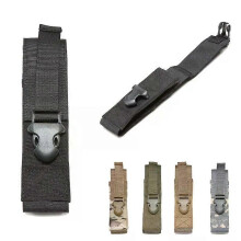 Tactical Hunting Molle Flashlight Pouch Torch Case Outdoor Belt Portable Torch Cover Holder Pouch