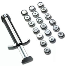 20pcs/set Clay Extruders Clay Sugar Paste Extruder Sculpture Machine Polymer Gun Tool