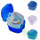 1PC Oral Denture Care Bath Box False Teeth Cleaning Nursing with Hanging Net Container Cleaning False 2