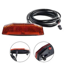 E-bike Rear Light For 24V/36V/48V E-bikes With 7 Single LEDs Night Safety Rear Lamp E-bike Accessories