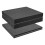 (BlackA)4 PCS Pick Apart Foam Insert Pluck Pre Square Sheet Foam With Bottom Use For Board Game Box 2