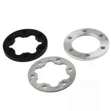 E-Bike Bike Electric Scooter Brake Gasket Spacer 6 Holes Disc Washer 2/25/4/5mm Bicycle Brake Bicycle