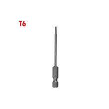 Magnetic Head Torx Screwdriver Bit 75mm Alloy Steel Magnetic Torx Screwdriver Bit T6 T7 T8 T15 T20 T25