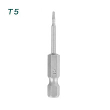50mm Long Torx Screwdriver Bit 1/4in Hexagon Handle T5-T40 Magnetic Screwdriver Set Drill Bit Screw